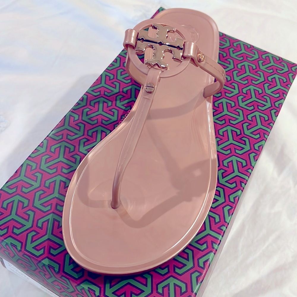 NIB Tory Burch mini Miller flat thong sandal